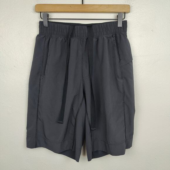 Lululemon‎ THE Shorts Mens Small Black Unlined Performance Pull On Gym Running - Picture 1 of 8